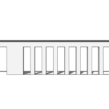 现代景观墙sketchup模型下载，景观墙草图大师模型