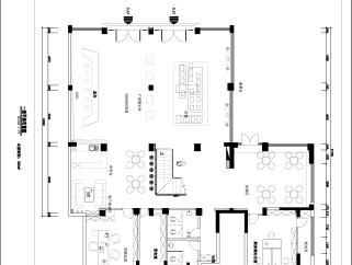 现代销售展厅CAD施工图
