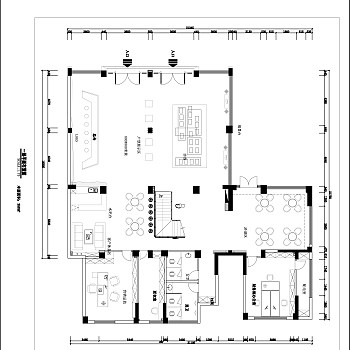 现代销售展厅CAD施工图