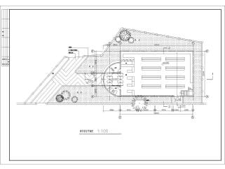 二层超市建筑设计图下载,无屋顶平面,外观效果图