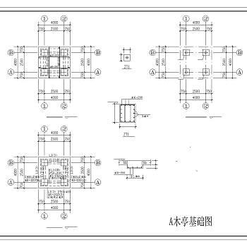 木亭cad工程图纸免费下载