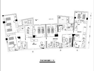 现代商务酒店CAD施工图