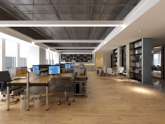 办公空间带预算CAD施工图，办公室CAD建筑图纸下载