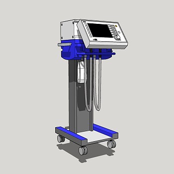  现代医用器材草图大师模型，医用器材sketchup模型下载