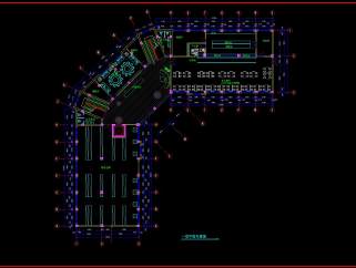 五层办公楼装修施工图，CAD建筑图纸免费下载