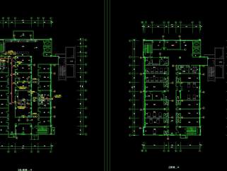 某医院综合影像楼暖通施工图，暖通CAD设计图纸下载