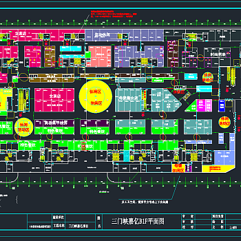 地下商场规划图纸，商场CAD施工图纸下载