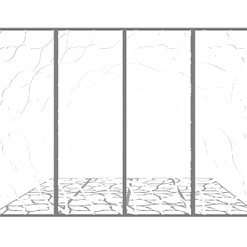 现代简约中式屏风su模型，隔断屏风草图大师模型下载