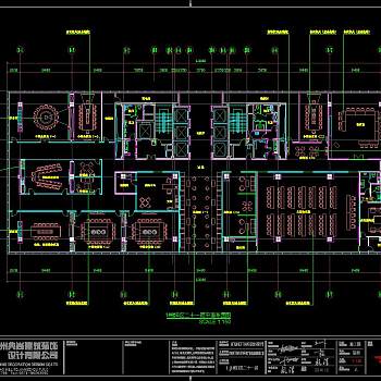 现代办公空间CAD施工图附效果图，CAD建筑图纸免费下载