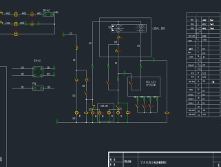 标准公用电机CAD原理图，公用电机施工图dwg文件下载
