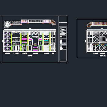 CAD图库酒柜素材文件下载、dwg酒柜素材文件下载