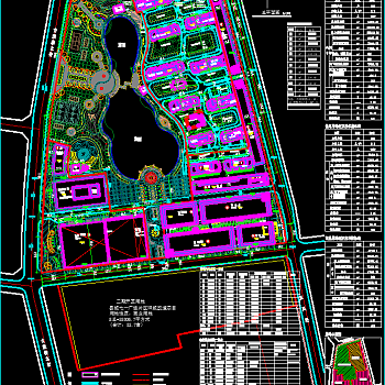 简欧风格商业建筑施工图，CAD施工图纸下载