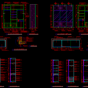 衣柜大样CAD图集，CAD图库下载