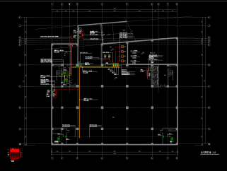 某办公楼强弱电气设计cad施工图，办公楼建筑电气CAD图纸下载