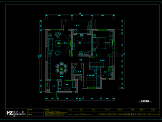 简美-复地东湖国际CAD施工图，别墅CAD施工图纸下载
