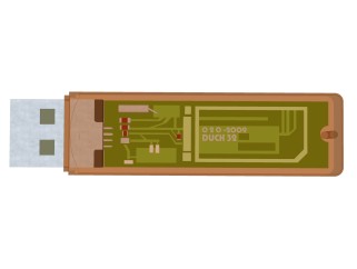 现代USB存储器sketchup模型，日用电器skp模型下载