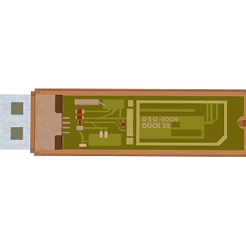 现代USB存储器sketchup模型，日用电器skp模型下载