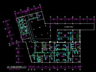 郑州某医院中央空调CAD施工图，医院中央空调建筑设计图下载