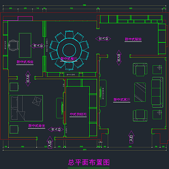 精品整木展厅CAD设计图，展厅CAD施工图纸下载