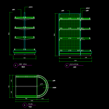 17套超市货架CAD施工图，货架CAD图纸下载