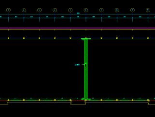 某钢结构CAD建筑图纸，建筑施工图下载