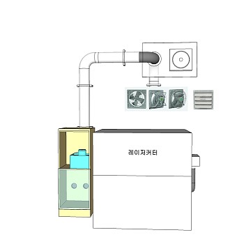 抽风机床，SU模型免费下载