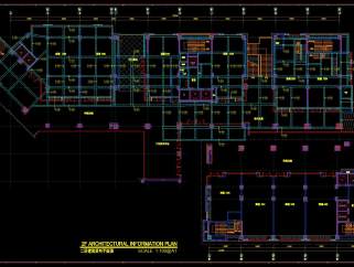矩阵纵横办公室深化方案施工图官方摄影，CAD建筑图纸免费下载