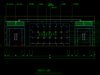 温泉娱乐中心CAD施工图，温泉娱乐CAD图纸下载