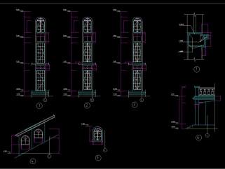 全套上海绿洲某别墅施工图，别墅CAD建筑工程图纸下载