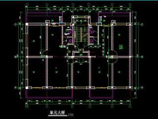 藏式风格宾馆CAD施工图，宾馆CAD建筑图纸下载
