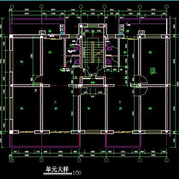 藏式风格宾馆CAD施工图，宾馆CAD建筑图纸下载