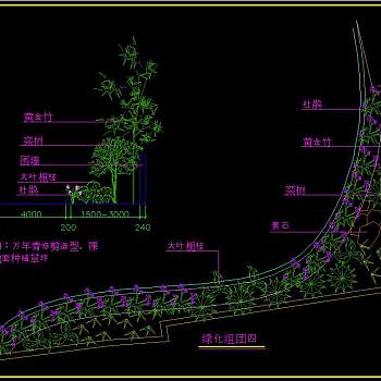 街区景观设计规划，街区景观CAD设计方案