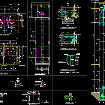 商业购物中心建筑施工图，购物中心CAD施工图纸下载