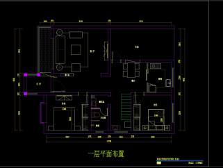 新农村别墅平面图插座图，CAD建筑图纸免费下载