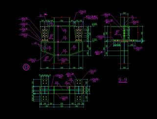 钢结构施工图常用节点大样图纸设计，钢结构节点CAD建筑图纸下载