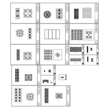 云门印象联合瑞安国际KTV图纸CAD施工图套图，KTVCAD建筑图纸下载