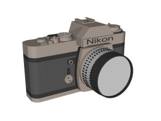  相机草图大师模型，相机sketchup模型下载