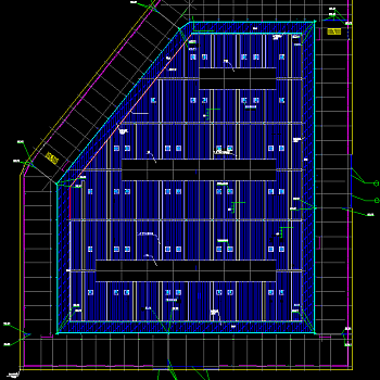 联合社农贸市场建筑施工套图，农贸市场CAD施工图纸下载