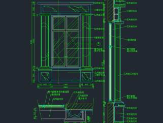 建筑CAD常用图库，墙柱CAD施工图纸下载