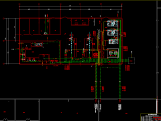 燃气锅炉房CAD设计图纸，燃气锅炉房CAD工程图纸下载
