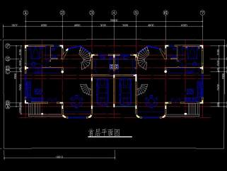 别墅建筑施工图设计，别墅CAD工程图纸下载