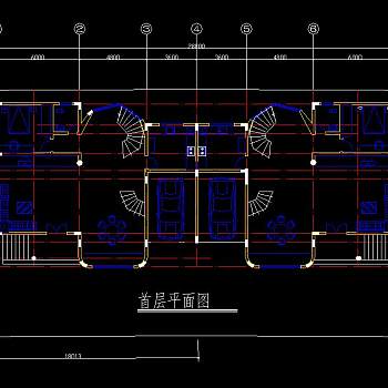 别墅建筑施工图设计，别墅CAD工程图纸下载