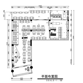 烧烤店装修图纸方案