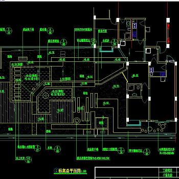 多套屋顶花园CAD施工图，露台花园建筑工程制图下载