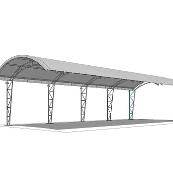 现代雨棚遮阳棚草图大师模型，雨棚遮阳棚su模型下载