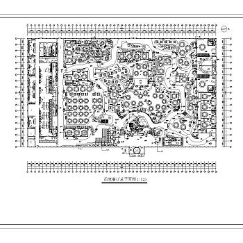 生态餐厅平面图CAD图纸下载