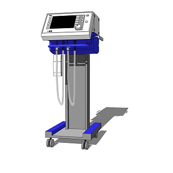 医疗设备草图大师模型，医疗设备skp模型，医疗设备su素材下载