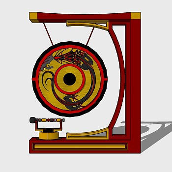 现代锣草图大师模型，锣sketchup模型下载