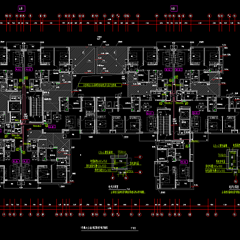 高层住宅配套商业电气施工图，电气CAD施工图纸下载