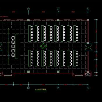 整层办公楼装饰施工图，CAD建筑图纸免费下载